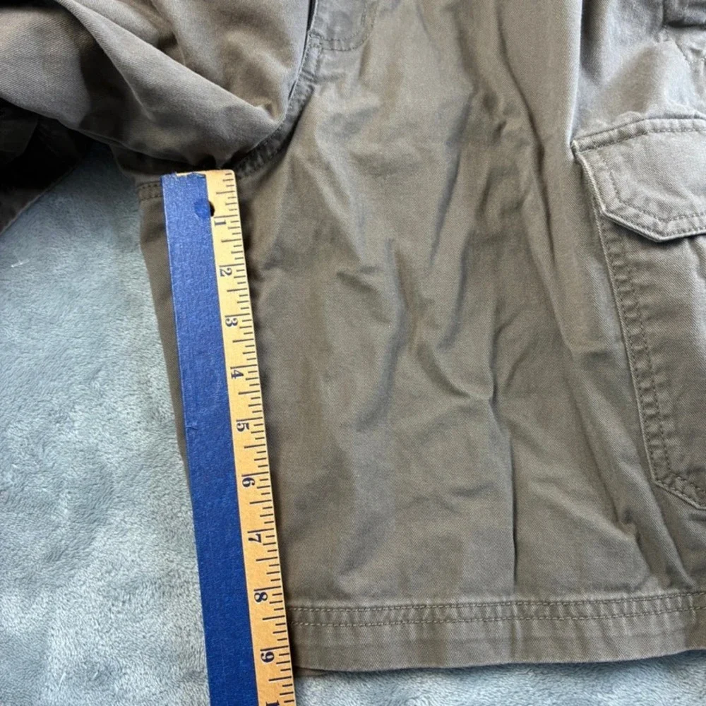 Columbia Men's Brown Cargo Shorts 34W Omni-Shade Cotton Hiking Outdoor Utility